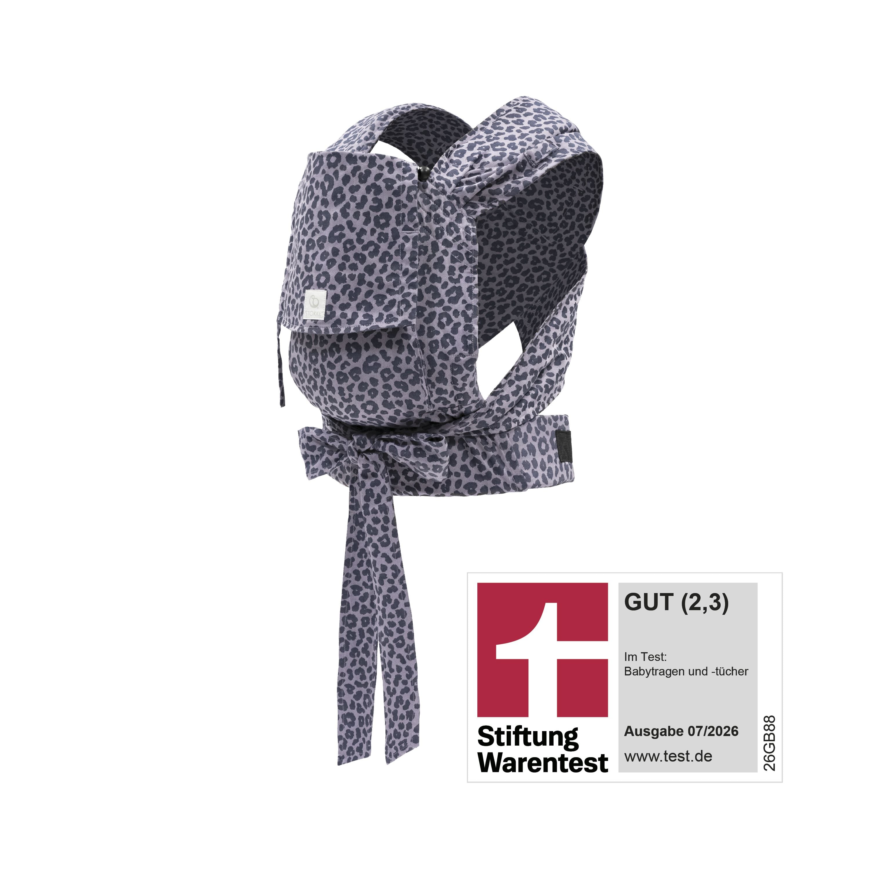 Porte-bébé Stokke® Limas™ Lilas Léopard OCS, Léopard violet, mainview